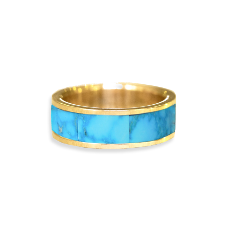 Best Seller Turquoise Inlay Wedding Ring