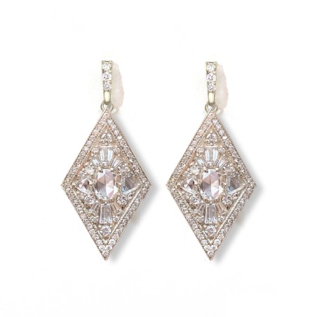 Best Seller Kite Shape Diamond Mosaic Earrings